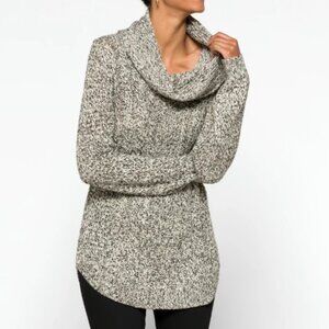 Harriette Cable Cowl Neck Sweater